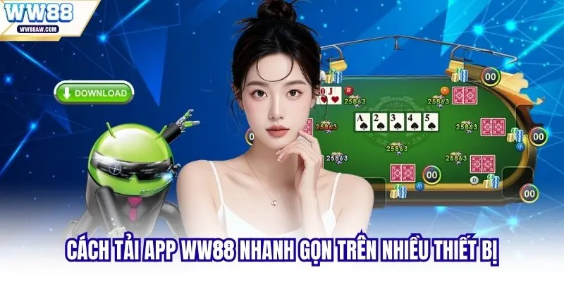 Cách tải app WW88 nhanh gọn trên nhiều thiết bị